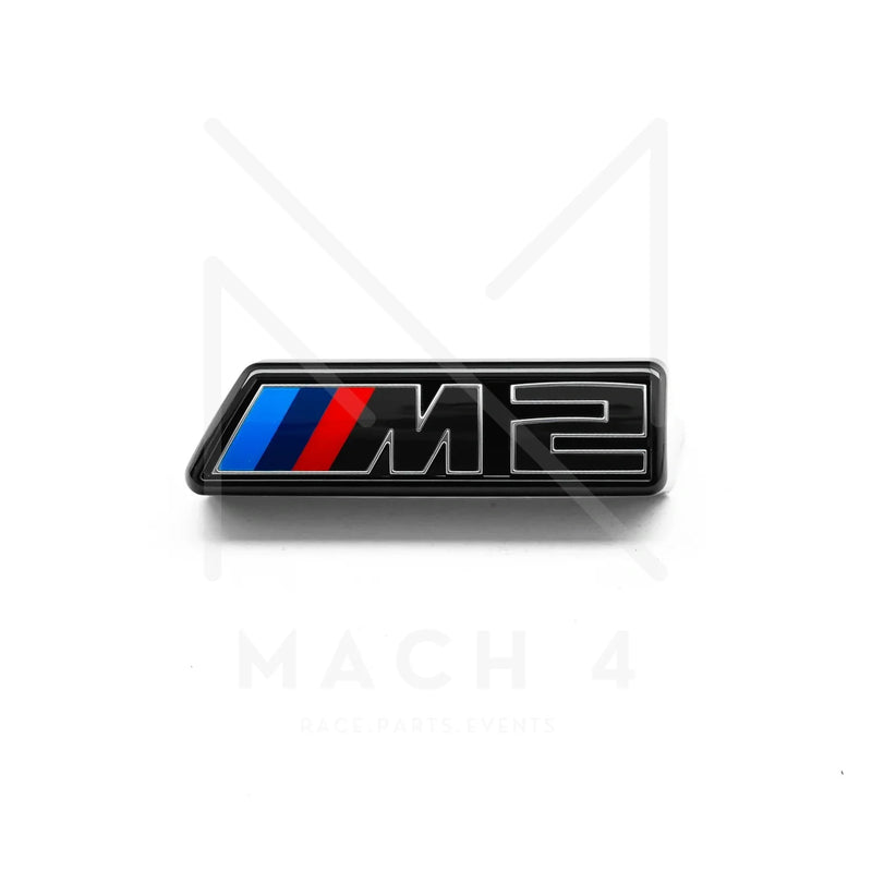 Laden Sie das Bild in Galerie -Viewer, BMW M2 LCI Badge Grill schwarz glanz/silber / Schriftzug Grill Front für BMW M2 G87 - 51137907771