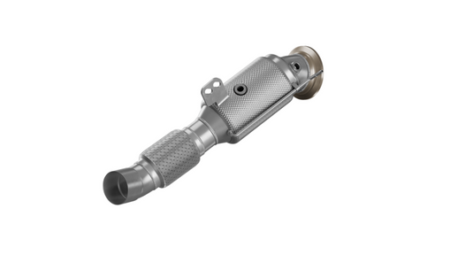 HJS ECE Downpipes mit 300 Zellen Kats für BMW B58 mit OPF für BMW M140i F20/F21 / M240i F22/F23 - mit Zulassung - 90822055