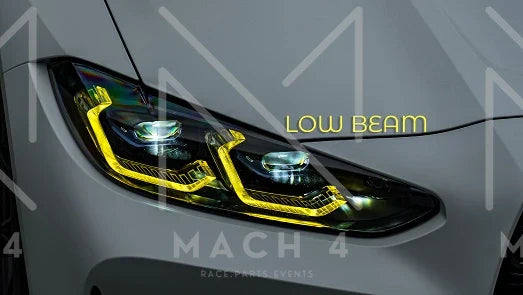 Load image into Gallery viewer, Fancy Silicon Automatische Tagfahrlichter Module inkl. Kühlkörper DRL yellow/white light / gelb/weiß / für BMW M3 G80/G81 / M4 G82/G83 G8x