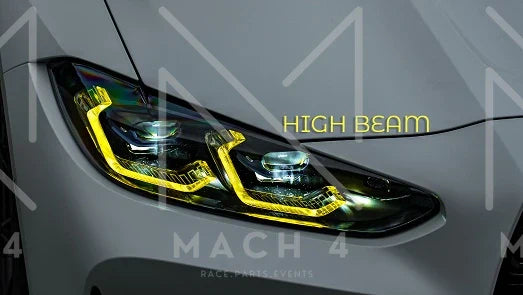 Load image into Gallery viewer, Fancy Silicon Automatische Tagfahrlichter Module inkl. Kühlkörper DRL yellow/white light / gelb/weiß / für BMW M3 G80/G81 / M4 G82/G83 G8x