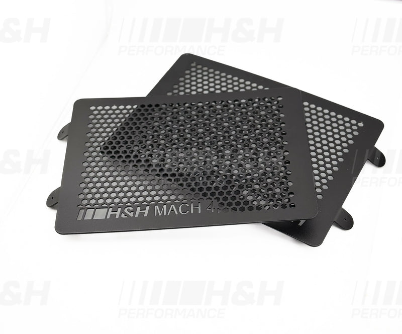 Laden Sie das Bild in Galerie -Viewer, H&H Performance | Mach 4 Radhaus Gitter / Race Gitter / Enhanced Clearance Front Wheel Arch Kit für BMW M2 G87