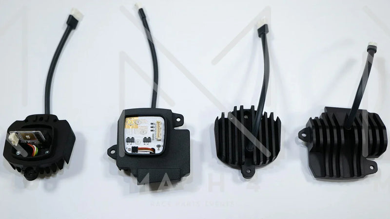 Load image into Gallery viewer, Fancy Silicon Automatische Tagfahrlichter Module inkl. Kühlkörper DRL yellow/white light / gelb/weiß / für BMW M3 G80/G81 / M4 G82/G83 G8x