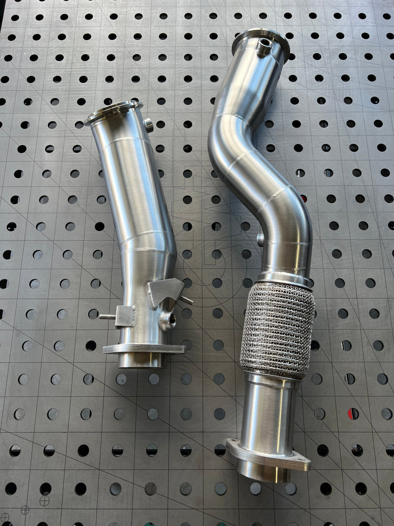 Laden Sie das Bild in Galerie -Viewer, MH-Pipes Downpipes S58 Motor für BMW M4 G82/G83 G8x