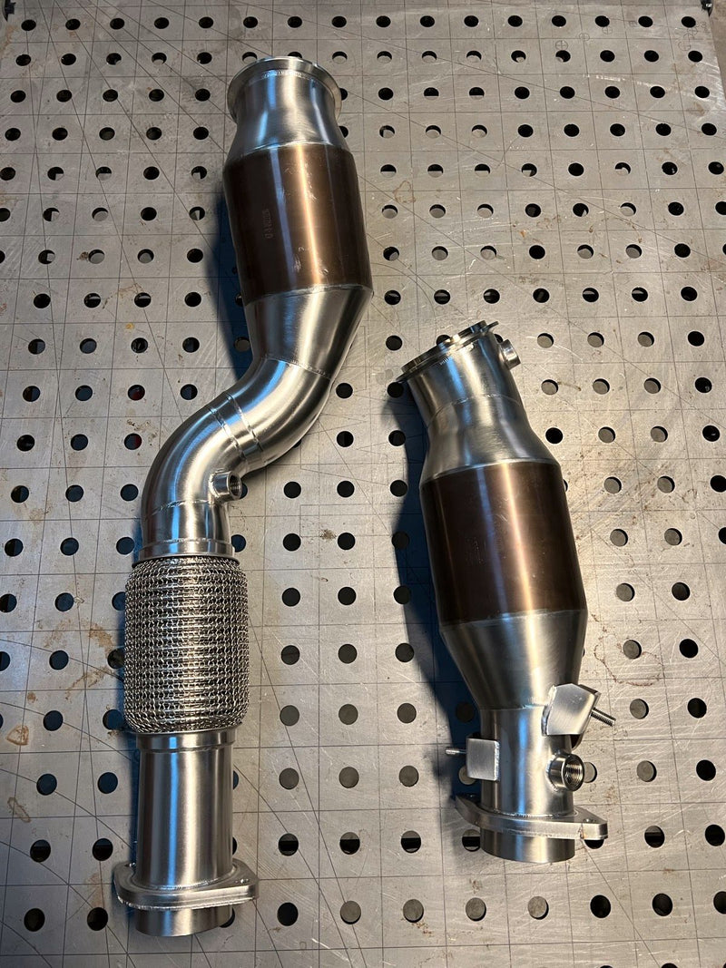 Laden Sie das Bild in Galerie -Viewer, MH-Pipes Downpipes S58 Motor für BMW M4 G82/G83 G8x