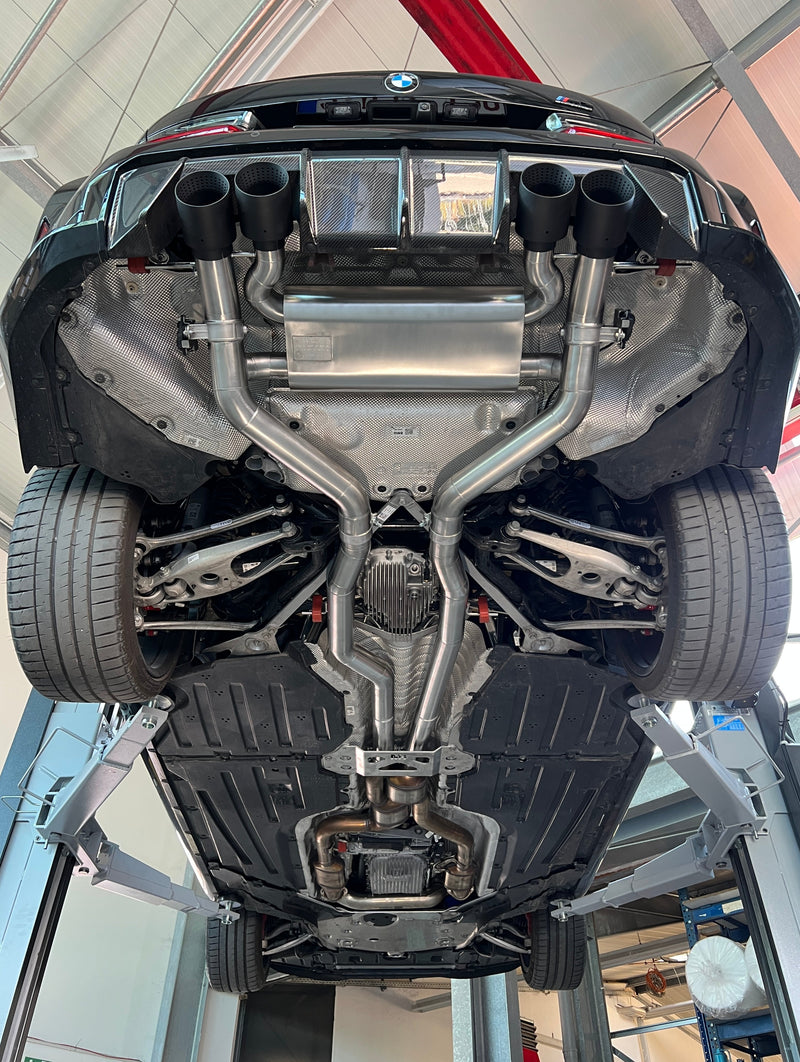 Laden Sie das Bild in Galerie -Viewer, MH-Pipes 3" Abgasanlage für BMW M3 G80 / M3 Touring G81 mit ECE-Zulassung