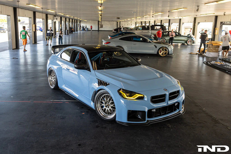 Laden Sie das Bild in Galerie -Viewer, H&H Tagfahrlichter Module + Kühlkörper DRL yellow light / gelb / Motorsport für BMW M2 G87