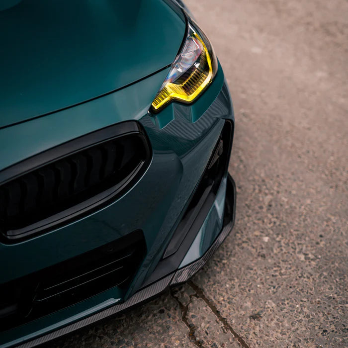 Load image into Gallery viewer, H&H Tagfahrlichter Module + Kühlkörper DRL yellow light / gelb / Motorsport für BMW M240i G42