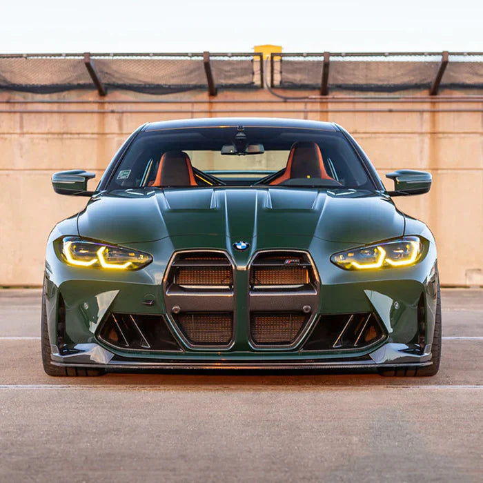 Load image into Gallery viewer, H&H Tagfahrlichter Module + Kühlkörper DRL yellow light / gelb / Motorsport für BMW M3 G80/G81 / M4 G82/G83 G8x