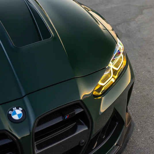 H&H Tagfahrlichter Module + Kühlkörper DRL yellow light / gelb / Motorsport für BMW M3 G80/G81 / M4 G82/G83 G8x