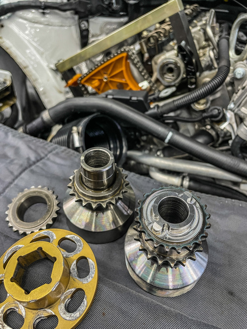 Laden Sie das Bild in Galerie -Viewer, H&H Performance einteiliger Crank Hub Fix / Kurbelwellensicherung für BMW M3 M4 F80/F82/F83 mit S55 Motor