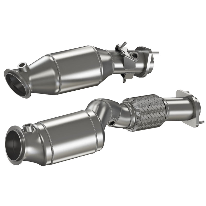 Laden Sie das Bild in Galerie -Viewer, HJS ECE Downpipes mit 200 Zellen Kats für BMW M3 G80/G81 - M4 G82/G83 - S58 Motor - mit Zulassung - 90822060
