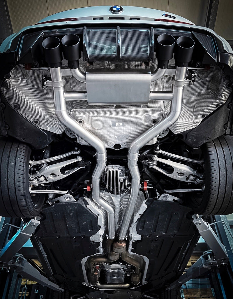 Laden Sie das Bild in Galerie -Viewer, MH-Pipes 3&quot; Abgasanlage für BMW M4 G82/G83 mit ECE-Zulassung
